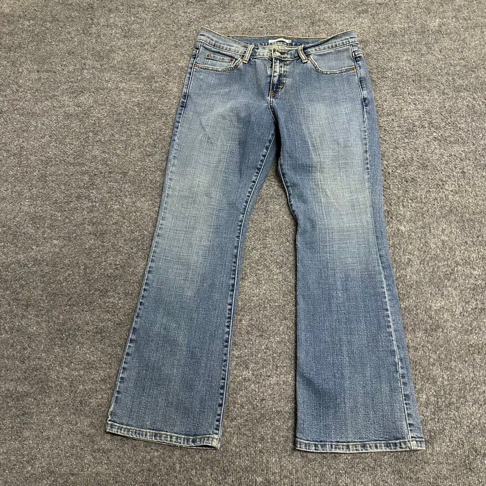 Levi's Jeans Womens Size 8S Blue 515 Bootcut Stretch Medium Wash Denim Pants